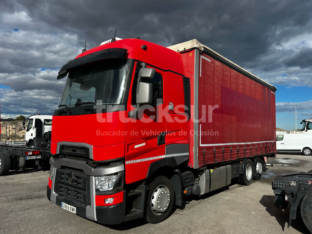 RENAULT T480 HIGH SLEEPER CAB 6X2*4 ejes 6x2*4 - Φορτηγό μουσαμάς: φωτογραφία 1 RENAULT T480 HIGH SLEEPER CAB 6X2*4 ejes 6x2*4 - Φορτηγό μουσαμάς: φωτογραφία 1