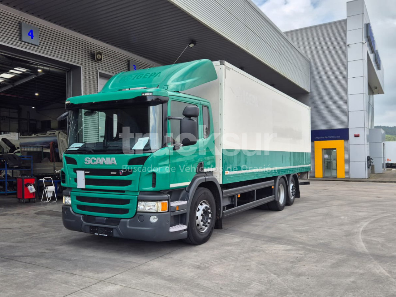 SCANIA P320.26 ejes 6x2*4 - Φορτηγό μουσαμάς: φωτογραφία 1 SCANIA P320.26 ejes 6x2*4 - Φορτηγό μουσαμάς: φωτογραφία 1