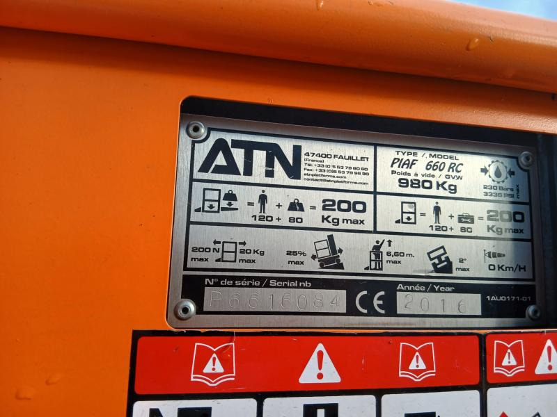 Atn PIAF 660 RC - Κάθετος ανελκυστήρας με κατάρτι: φωτογραφία 5 Atn PIAF 660 RC - Κάθετος ανελκυστήρας με κατάρτι: φωτογραφία 5