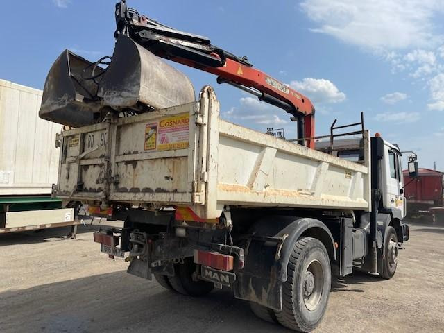 Φορτηγό ανατρεπόμενο, Φορτηγό με γερανό MAN 19.293: φωτογραφία 8