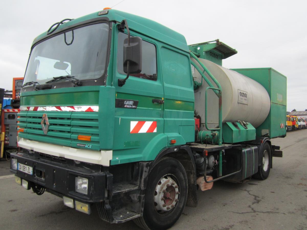 Renault G 340 TI MANAGER - Φορτηγό βυτιοφόρο, Μηχανών ασφάλτου: φωτογραφία 1 Renault G 340 TI MANAGER - Φορτηγό βυτιοφόρο, Μηχανών ασφάλτου: φωτογραφία 1