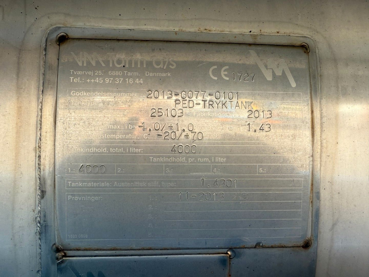 MAN TGM 14.250 VM-Tarm Stainless Steel 5600 l. Kombi - Όχημα εκκένωσης βόθρων: φωτογραφία 5 MAN TGM 14.250 VM-Tarm Stainless Steel 5600 l. Kombi - Όχημα εκκένωσης βόθρων: φωτογραφία 5