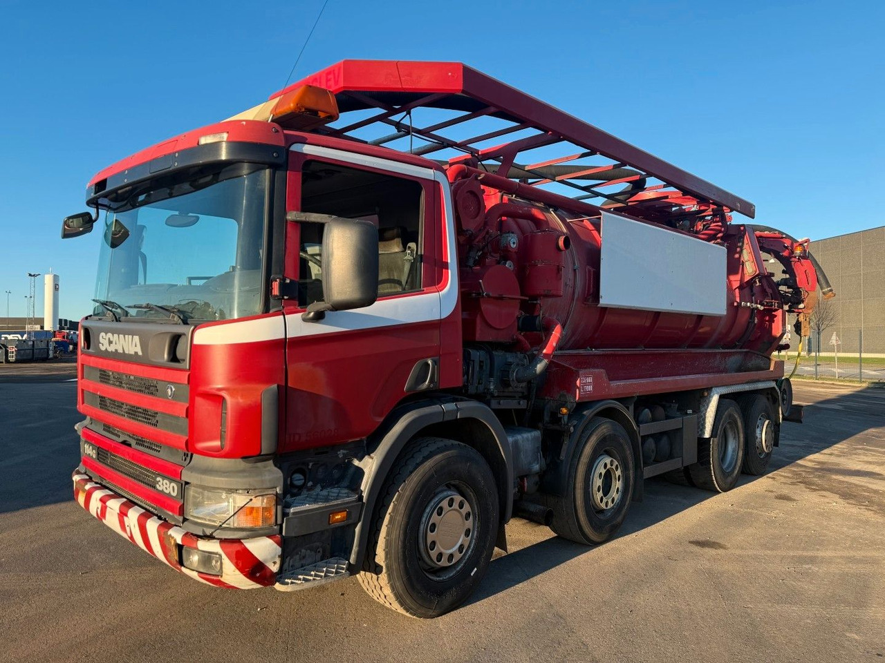 Scania 114/380 8x2*6 Assmann 14 m3 Vacuumtruck - Όχημα εκκένωσης βόθρων: φωτογραφία 1 Scania 114/380 8x2*6 Assmann 14 m3 Vacuumtruck - Όχημα εκκένωσης βόθρων: φωτογραφία 1