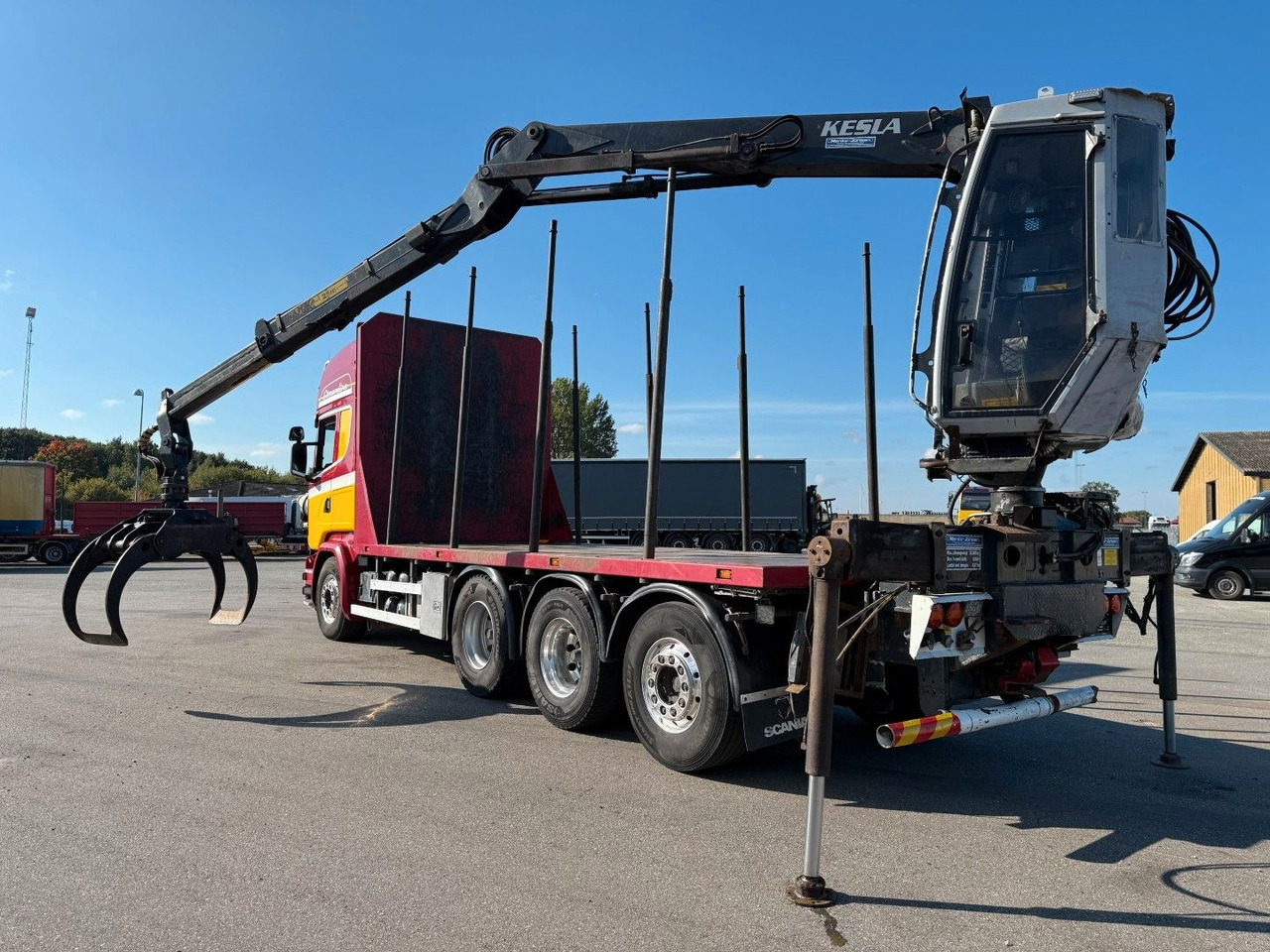 Scania R580 V8 8x4*4 Crane Kesla 21127 / Woodtransport - Φορτηγό με γερανό: φωτογραφία 4 Scania R580 V8 8x4*4 Crane Kesla 21127 / Woodtransport - Φορτηγό με γερανό: φωτογραφία 4