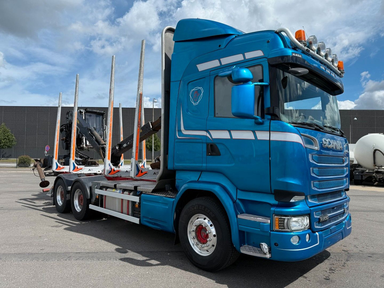 Scania R730 V8 6x4 Palfinger Epsilon M12L80 / Holz - Φορτηγό ξυλείας, Φορτηγό με γερανό: φωτογραφία 2 Scania R730 V8 6x4 Palfinger Epsilon M12L80 / Holz - Φορτηγό ξυλείας, Φορτηγό με γερανό: φωτογραφία 2