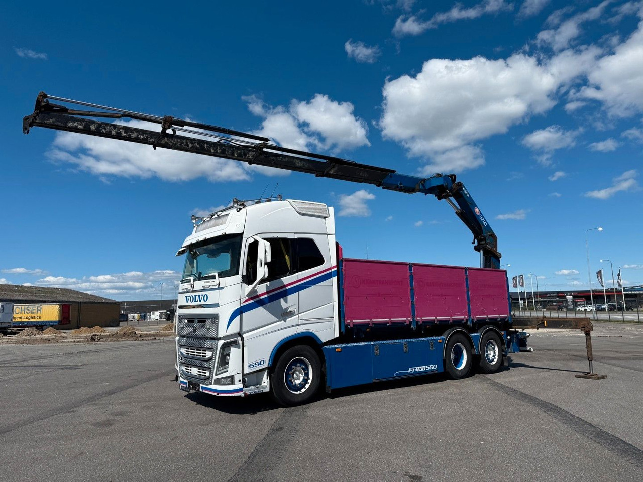 Volvo FH 16.550 6x24 / Crane HMF 3220K4 Euro 6 - Φορτηγό με γερανό: φωτογραφία 1 Volvo FH 16.550 6x24 / Crane HMF 3220K4 Euro 6 - Φορτηγό με γερανό: φωτογραφία 1