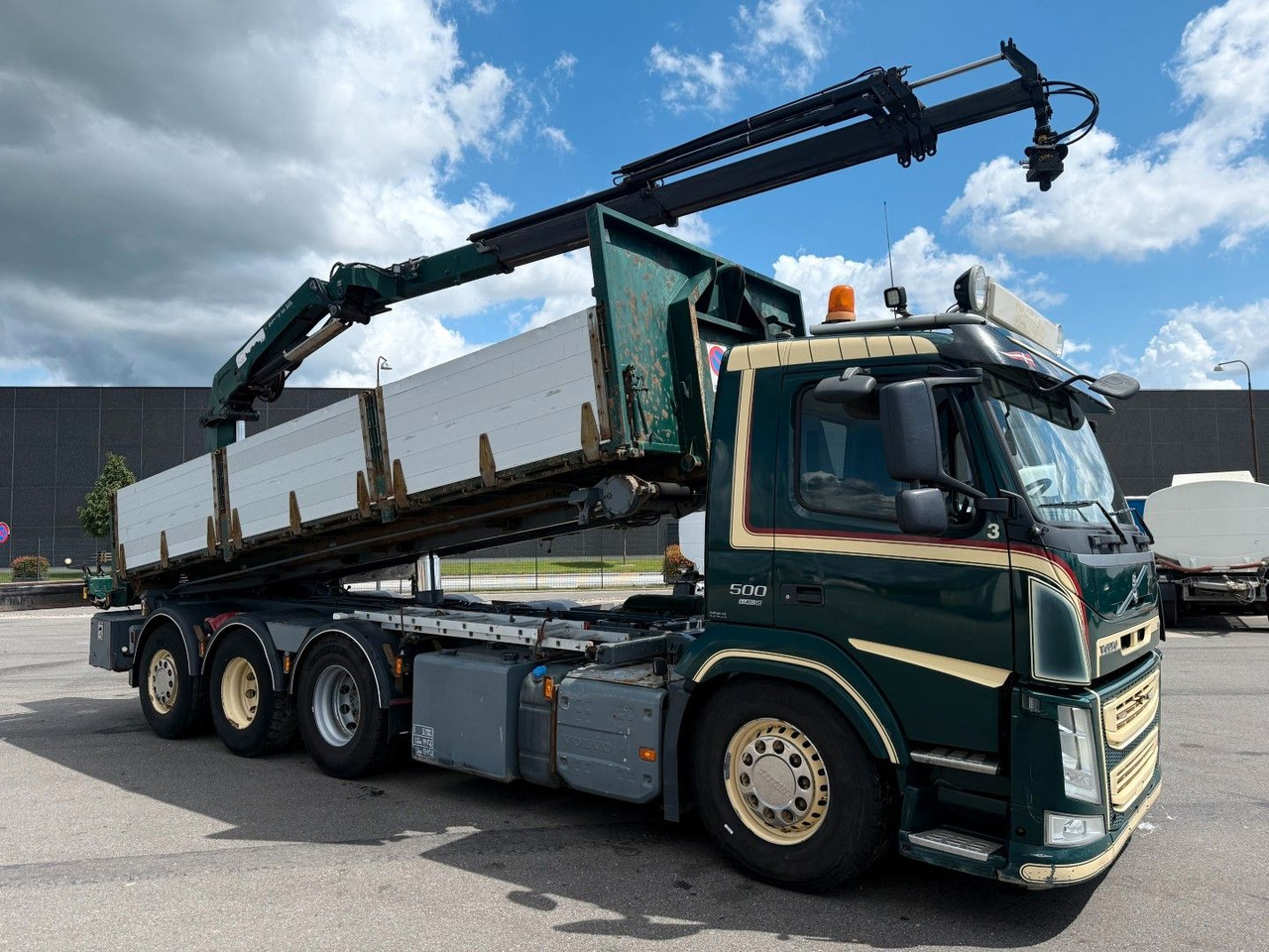 Volvo FM500 8x4*4 Tipper / Crane HMF2620-K5 - Φορτηγό ανατρεπόμενο, Φορτηγό με γερανό: φωτογραφία 3 Volvo FM500 8x4*4 Tipper / Crane HMF2620-K5 - Φορτηγό ανατρεπόμενο, Φορτηγό με γερανό: φωτογραφία 3