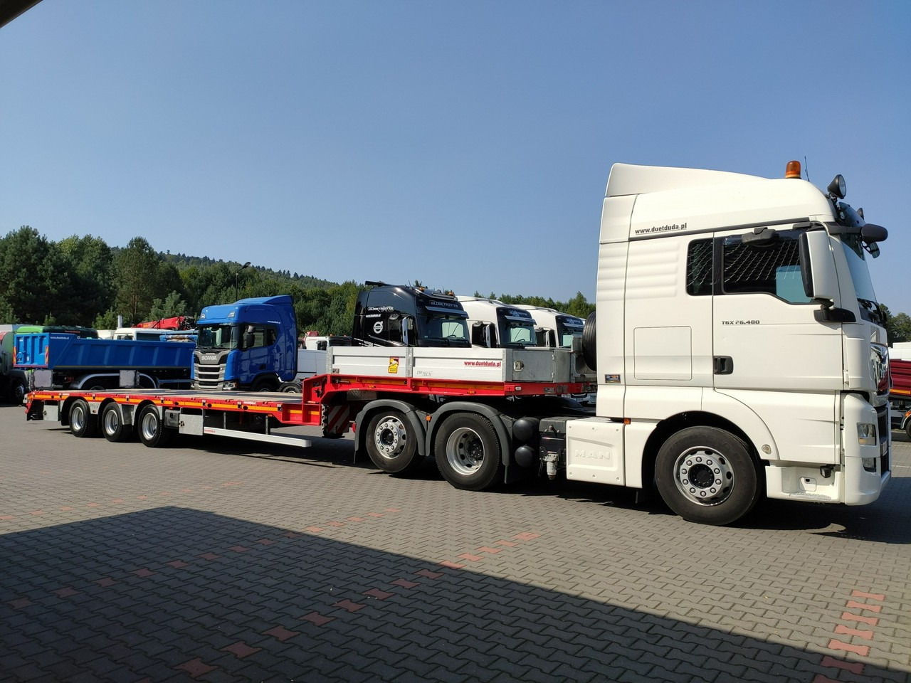 Επικαθήμενο με χαμηλό δάπεδο EMTECH Ład-33.3 tony 3osie Tylna oś skrętna Przednia Podnoszona: φωτογραφία 7 Επικαθήμενο με χαμηλό δάπεδο EMTECH Ład-33.3 tony 3osie Tylna oś skrętna Przednia Podnoszona: φωτογραφία 7