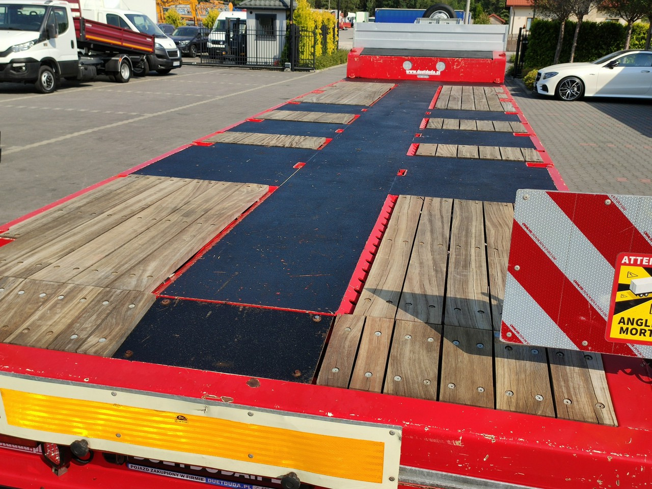 Επικαθήμενο με χαμηλό δάπεδο EMTECH Ład-33.3 tony 3osie Tylna oś skrętna Przednia Podnoszona: φωτογραφία 20 Επικαθήμενο με χαμηλό δάπεδο EMTECH Ład-33.3 tony 3osie Tylna oś skrętna Przednia Podnoszona: φωτογραφία 20