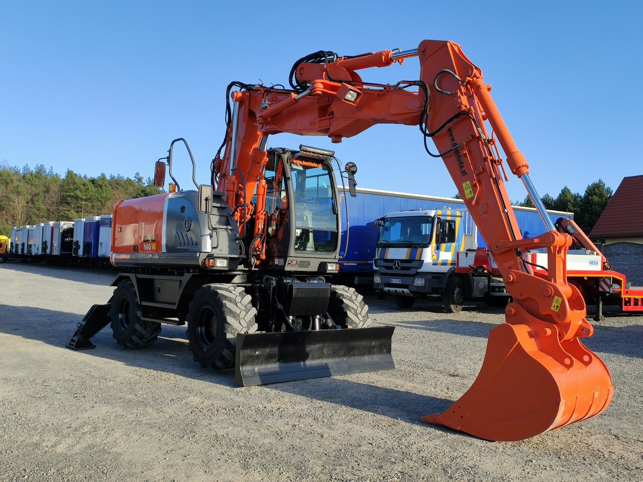 Hitachi ZX140 Koparka Kołowa - Τροχοφόρος εκσκαφέας: φωτογραφία 2 Hitachi ZX140 Koparka Kołowa - Τροχοφόρος εκσκαφέας: φωτογραφία 2