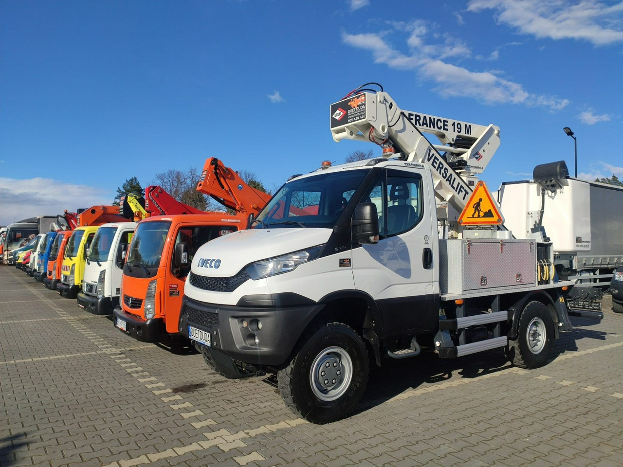 Φορτηγό με εναέρια πλατφόρμα Iveco Daily 55S17W 4x4 Zwyżka 19m Versalift Lat 55 TB Time France: φωτογραφία 29