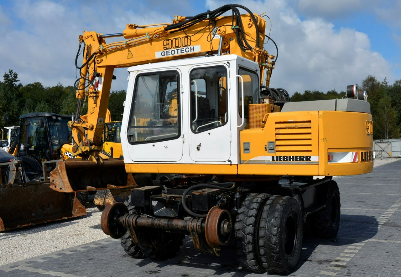 Liebherr A 900 ZW Litronic Koparka + Kolej - Τροχοφόρος εκσκαφέας: φωτογραφία 4 Liebherr A 900 ZW Litronic Koparka + Kolej - Τροχοφόρος εκσκαφέας: φωτογραφία 4