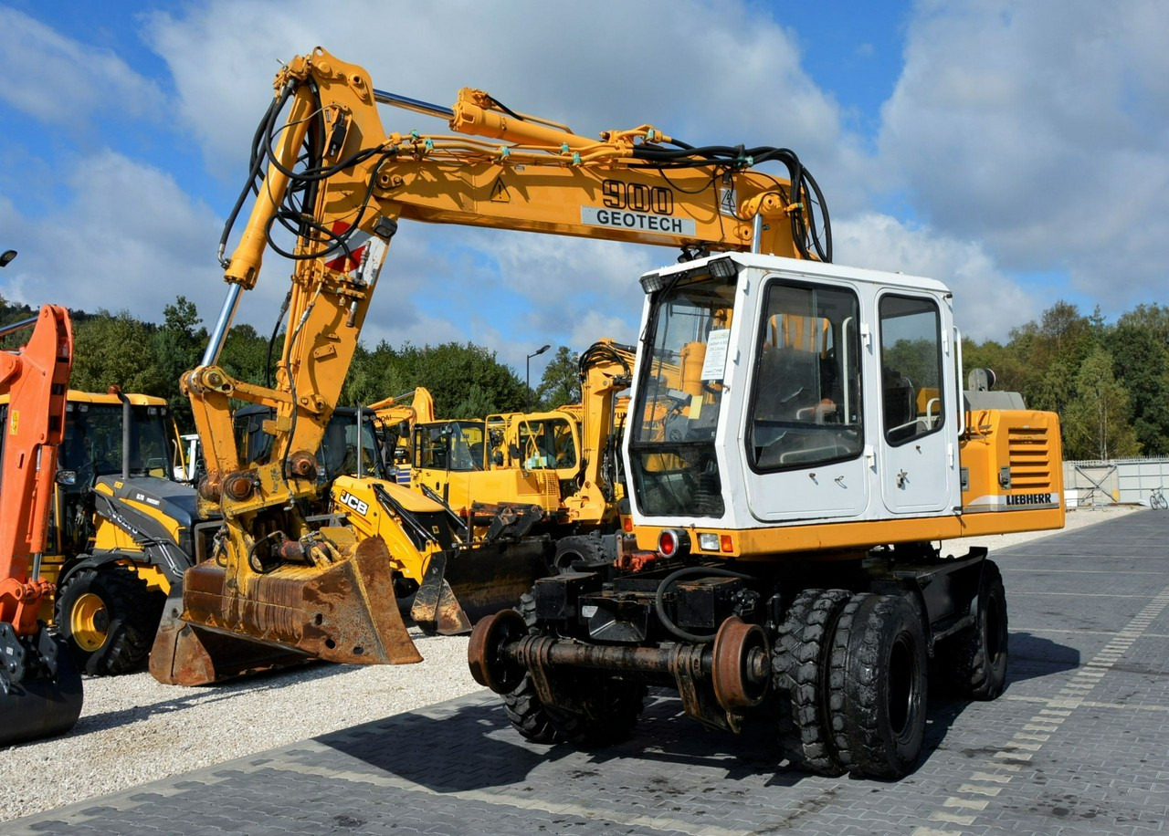 Liebherr A 900 ZW Litronic Koparka + Kolej - Τροχοφόρος εκσκαφέας: φωτογραφία 2 Liebherr A 900 ZW Litronic Koparka + Kolej - Τροχοφόρος εκσκαφέας: φωτογραφία 2