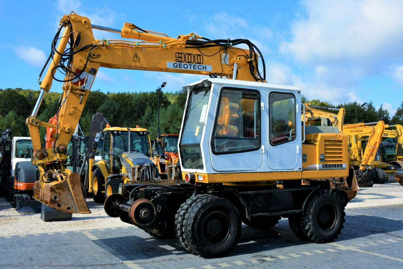 Liebherr A 900 ZW Litronic Koparka + Kolej - Τροχοφόρος εκσκαφέας: φωτογραφία 1 Liebherr A 900 ZW Litronic Koparka + Kolej - Τροχοφόρος εκσκαφέας: φωτογραφία 1