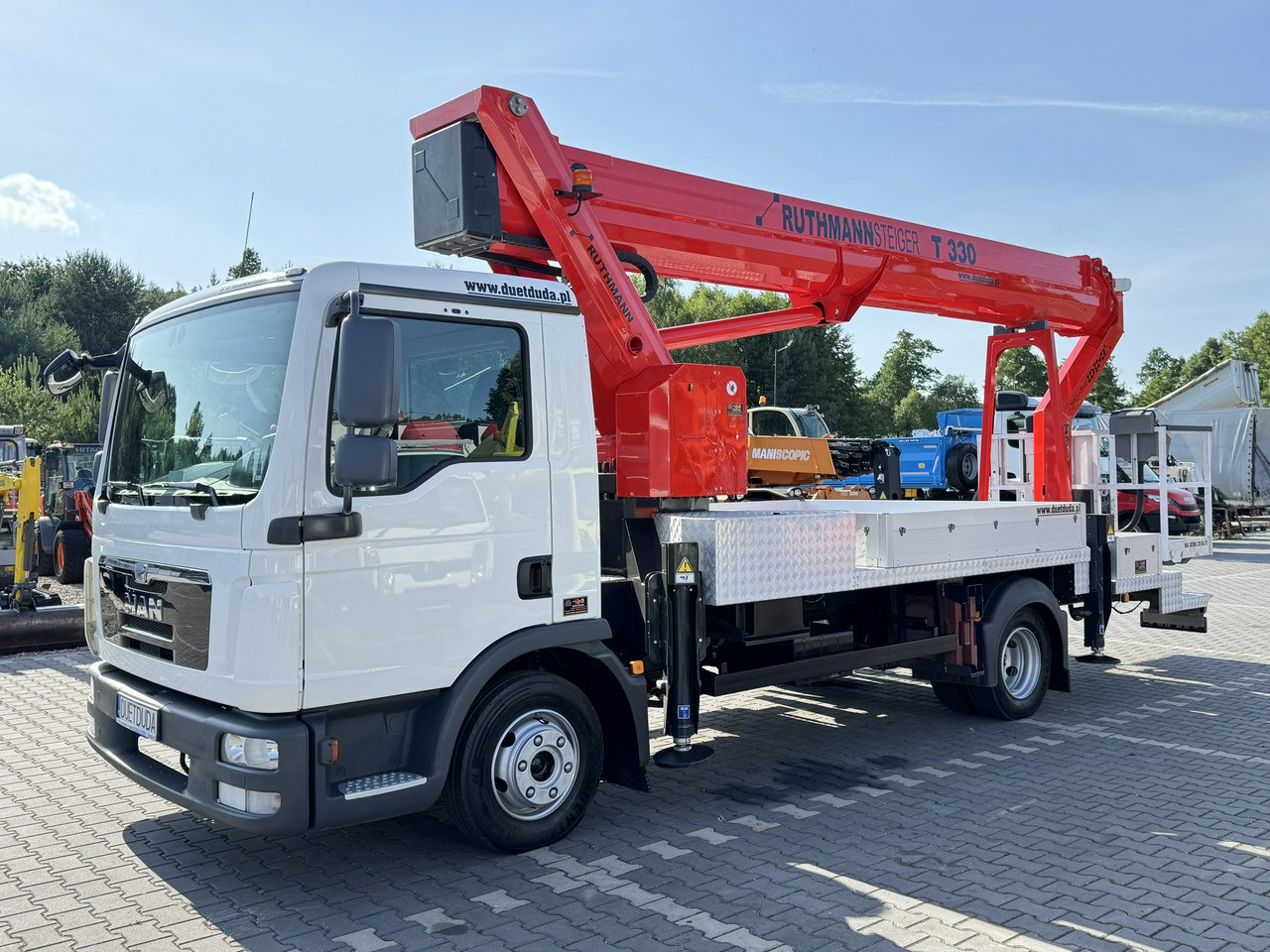 MAN TGL 7.150 Zwyżka Ruthmann T330 33-Metry DMC 7500KG 21m w Bok - Φορτηγό με εναέρια πλατφόρμα: φωτογραφία 3 MAN TGL 7.150 Zwyżka Ruthmann T330 33-Metry DMC 7500KG 21m w Bok - Φορτηγό με εναέρια πλατφόρμα: φωτογραφία 3