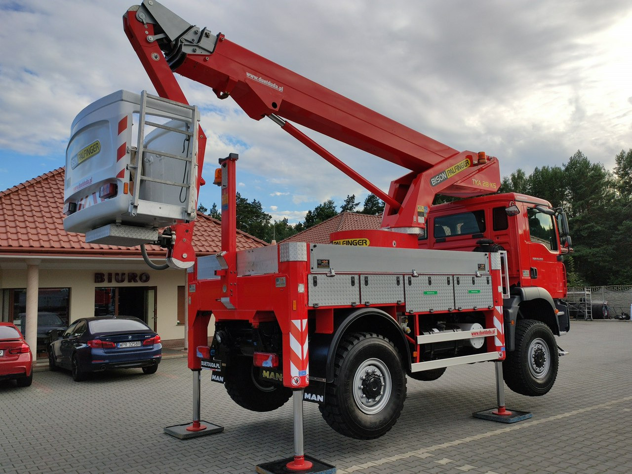 Φορτηγό με εναέρια πλατφόρμα MAN TGM 18.280 4x4 Zwyżka Bison Palfinger TKA 28 Podnośnik Koszowy: φωτογραφία 14 Φορτηγό με εναέρια πλατφόρμα MAN TGM 18.280 4x4 Zwyżka Bison Palfinger TKA 28 Podnośnik Koszowy: φωτογραφία 14