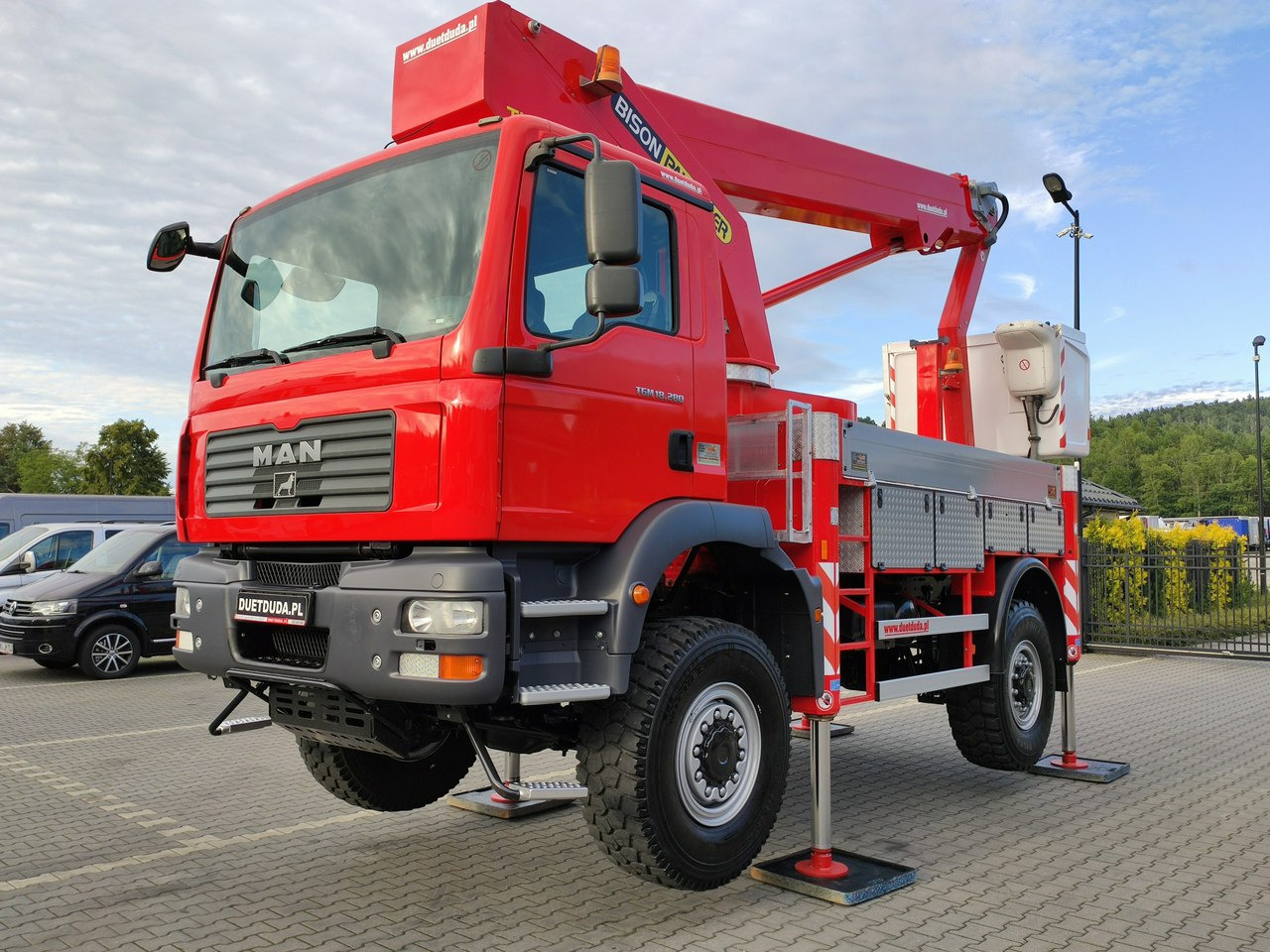 Φορτηγό με εναέρια πλατφόρμα MAN TGM 18.280 4x4 Zwyżka Bison Palfinger TKA 28 Podnośnik Koszowy: φωτογραφία 30 Φορτηγό με εναέρια πλατφόρμα MAN TGM 18.280 4x4 Zwyżka Bison Palfinger TKA 28 Podnośnik Koszowy: φωτογραφία 30