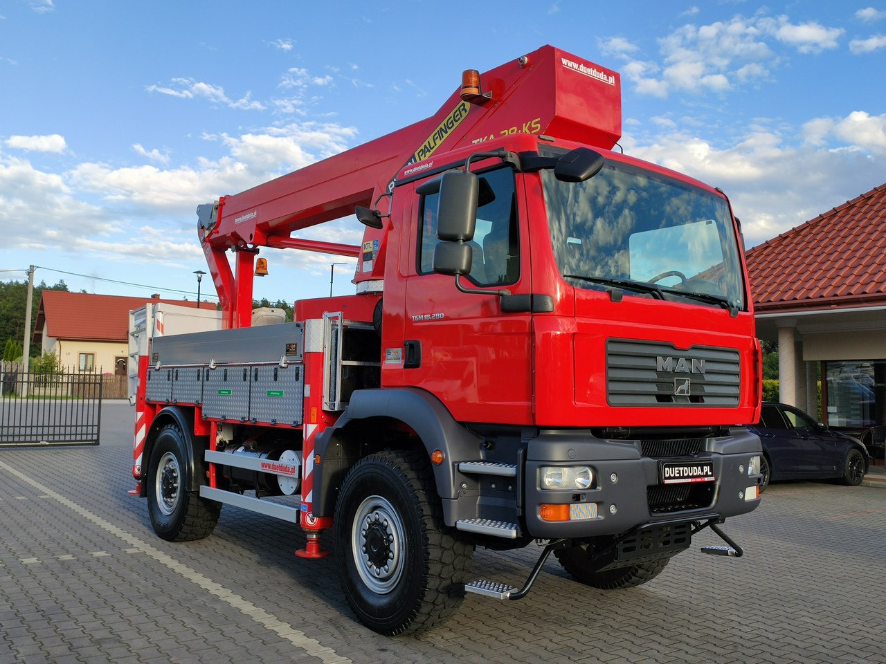 MAN TGM 18.280 4x4 Zwyżka Bison Palfinger TKA 28 Podnośnik Koszowy - Φορτηγό με εναέρια πλατφόρμα: φωτογραφία 5 MAN TGM 18.280 4x4 Zwyżka Bison Palfinger TKA 28 Podnośnik Koszowy - Φορτηγό με εναέρια πλατφόρμα: φωτογραφία 5