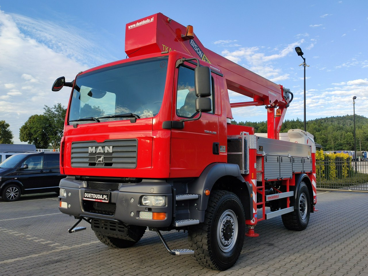 MAN TGM 18.280 4x4 Zwyżka Bison Palfinger TKA 28 Podnośnik Koszowy - Φορτηγό με εναέρια πλατφόρμα: φωτογραφία 4 MAN TGM 18.280 4x4 Zwyżka Bison Palfinger TKA 28 Podnośnik Koszowy - Φορτηγό με εναέρια πλατφόρμα: φωτογραφία 4