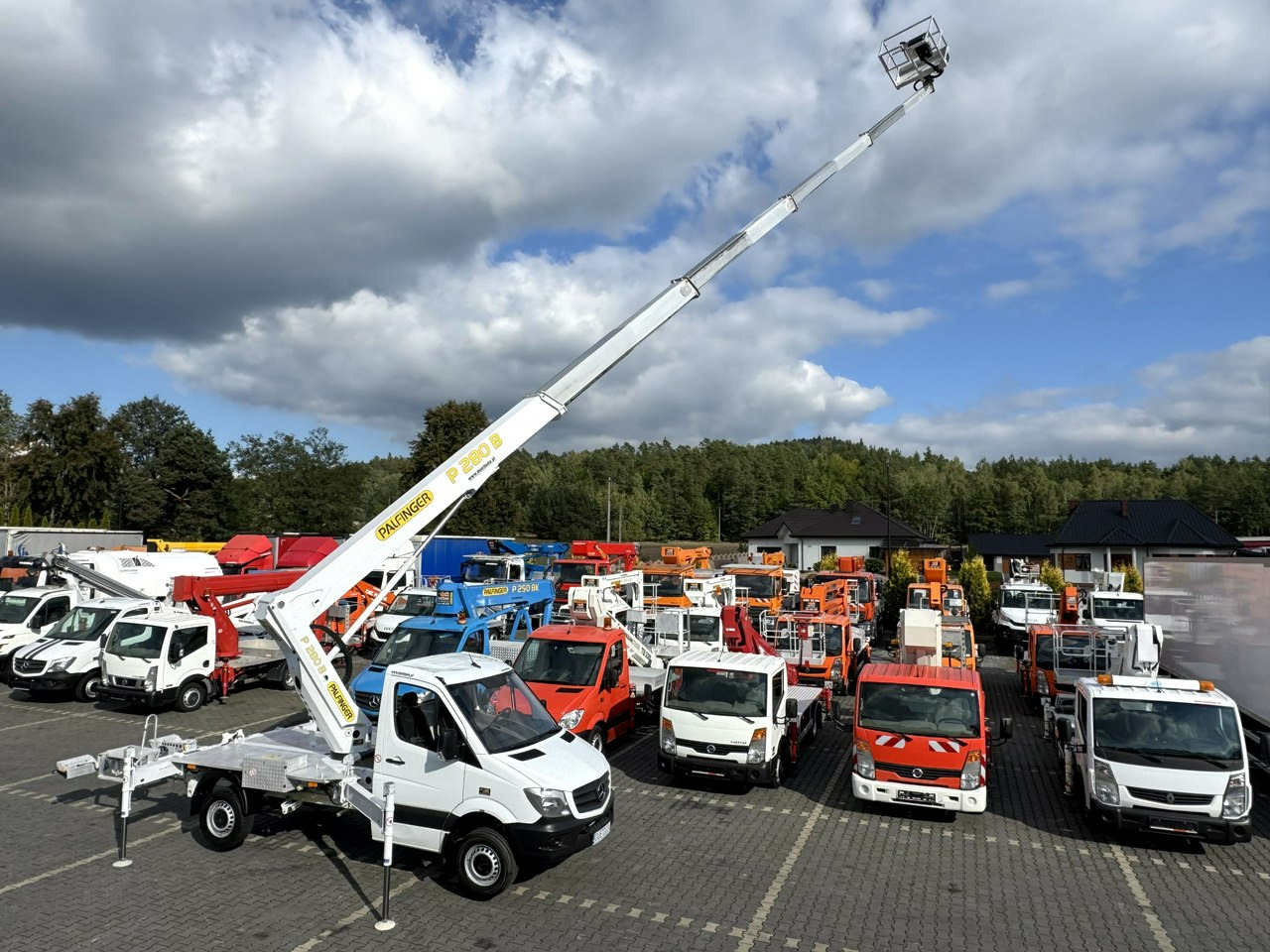 Mercedes Sprinter Zwyżka Podnośnik Koszowy PALFINGER P280 B UDT - Φορτηγό με εναέρια πλατφόρμα: φωτογραφία 1 Mercedes Sprinter Zwyżka Podnośnik Koszowy PALFINGER P280 B UDT - Φορτηγό με εναέρια πλατφόρμα: φωτογραφία 1