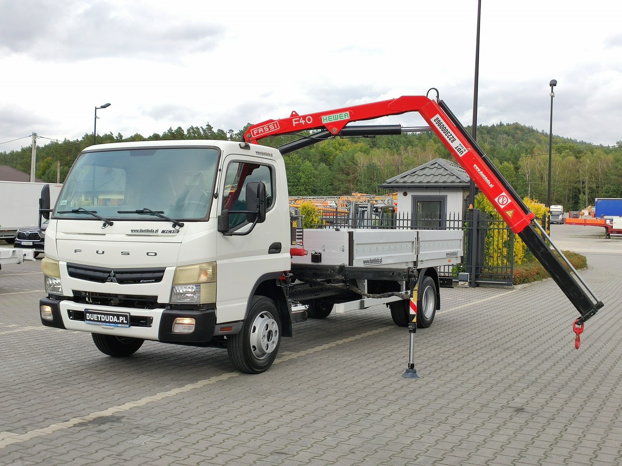 Mitsubishi Canter Fuso 7C15 3.0/150KM HDS FASSI F40 UNIKAT Super Stan !!! - Φορτηγό με ανοιχτή καρότσα, Φορτηγό με γερανό: φωτογραφία 4 Mitsubishi Canter Fuso 7C15 3.0/150KM HDS FASSI F40 UNIKAT Super Stan !!! - Φορτηγό με ανοιχτή καρότσα, Φορτηγό με γερανό: φωτογραφία 4