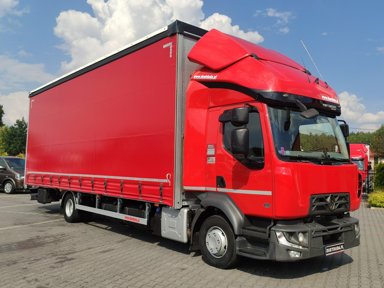 Renault D12.240 E6 Firana Tył Drzwi Dach Zsuwany Długa 830cm - Φορτηγό μουσαμάς: φωτογραφία 1 Renault D12.240 E6 Firana Tył Drzwi Dach Zsuwany Długa 830cm - Φορτηγό μουσαμάς: φωτογραφία 1