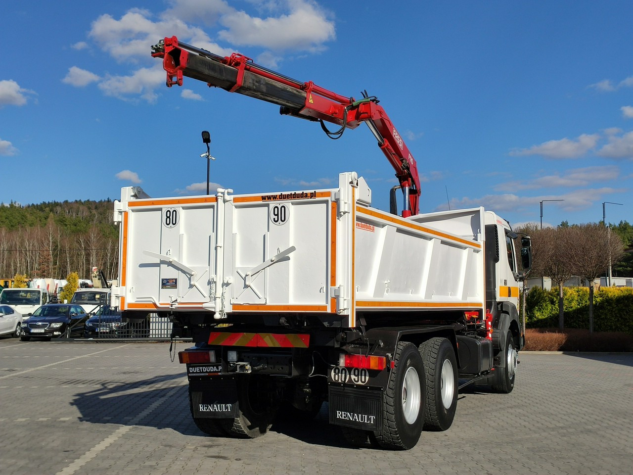 Renault Kerax 26.370 6x4 Mocny HDS FASSI F110 - Φορτηγό ανατρεπόμενο, Φορτηγό με γερανό: φωτογραφία 4 Renault Kerax 26.370 6x4 Mocny HDS FASSI F110 - Φορτηγό ανατρεπόμενο, Φορτηγό με γερανό: φωτογραφία 4