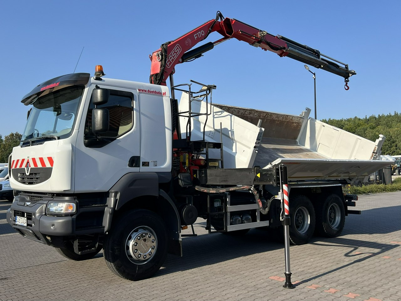 Renault Kerax 26.390 6x4 Mocny HDS FASSI F170 Sterowanie Radiowe - Φορτηγό ανατρεπόμενο, Φορτηγό με γερανό: φωτογραφία 1 Renault Kerax 26.390 6x4 Mocny HDS FASSI F170 Sterowanie Radiowe - Φορτηγό ανατρεπόμενο, Φορτηγό με γερανό: φωτογραφία 1