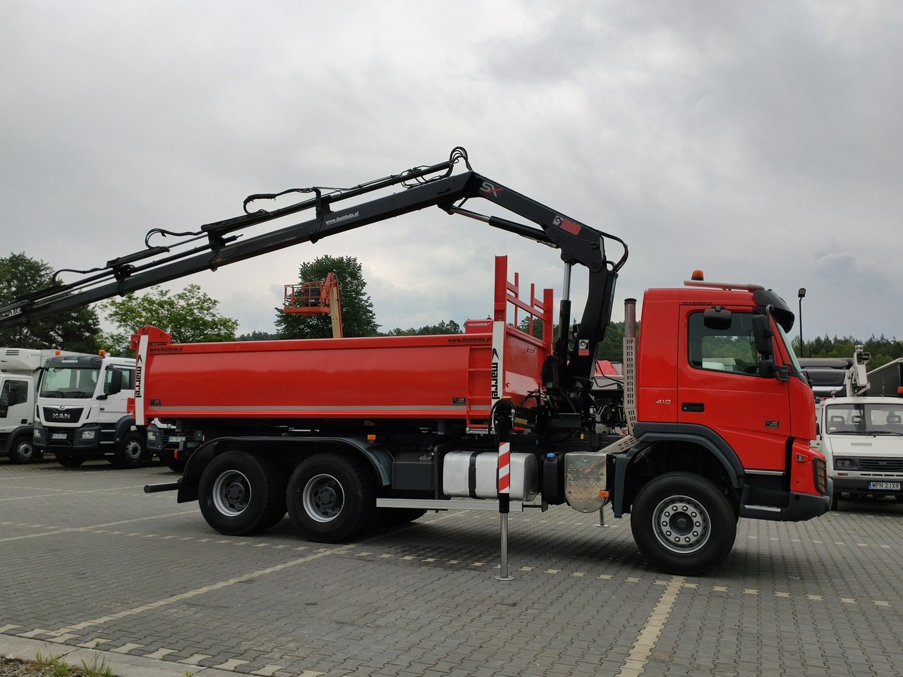 Volvo FMX 410 6x4 13L HDS Radiowy Hydroburta - Φορτηγό ανατρεπόμενο, Φορτηγό με γερανό: φωτογραφία 4 Volvo FMX 410 6x4 13L HDS Radiowy Hydroburta - Φορτηγό ανατρεπόμενο, Φορτηγό με γερανό: φωτογραφία 4