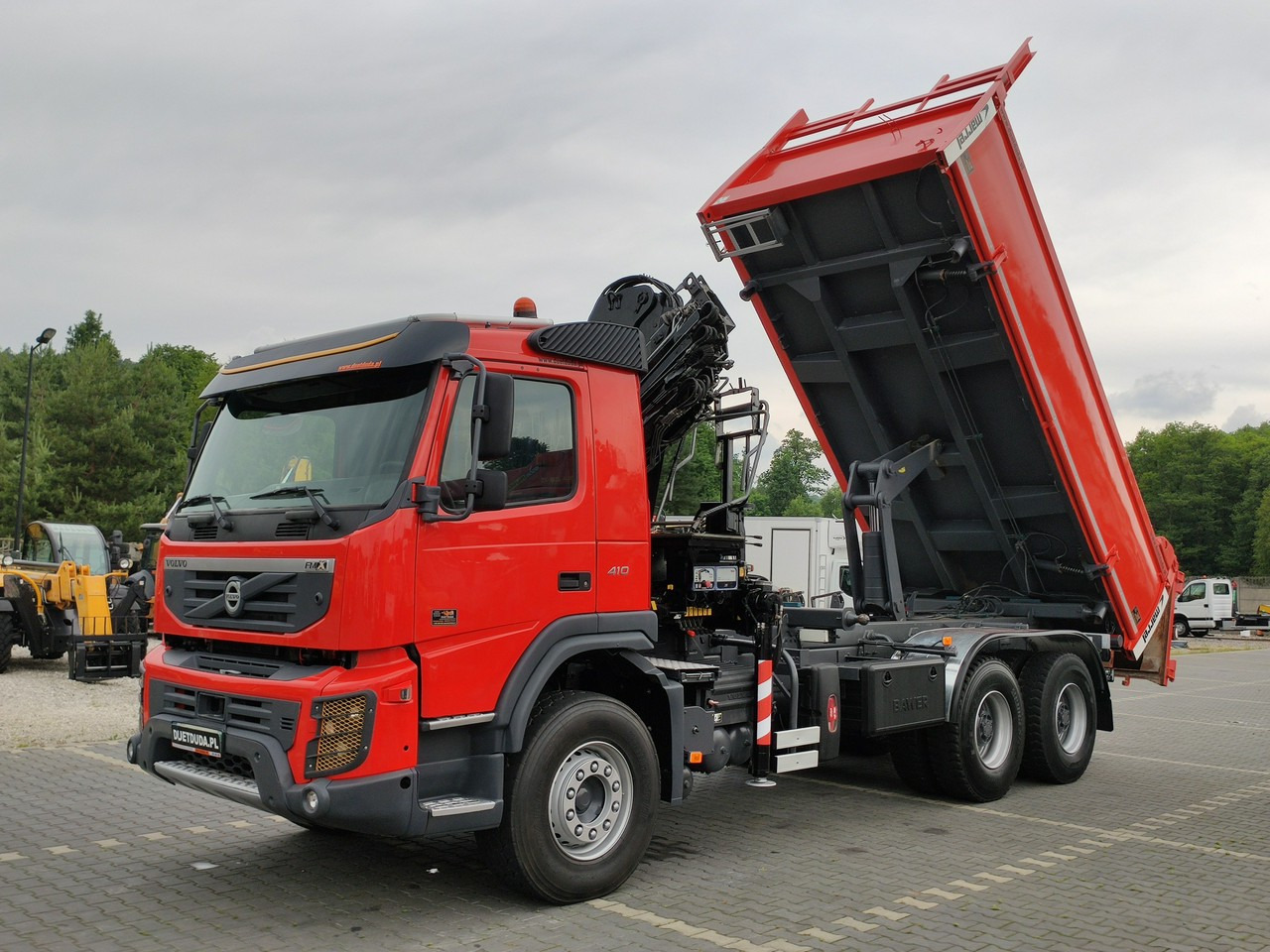 Volvo FMX 410 6x4 13L HDS Radiowy Hydroburta - Φορτηγό ανατρεπόμενο, Φορτηγό με γερανό: φωτογραφία 3 Volvo FMX 410 6x4 13L HDS Radiowy Hydroburta - Φορτηγό ανατρεπόμενο, Φορτηγό με γερανό: φωτογραφία 3