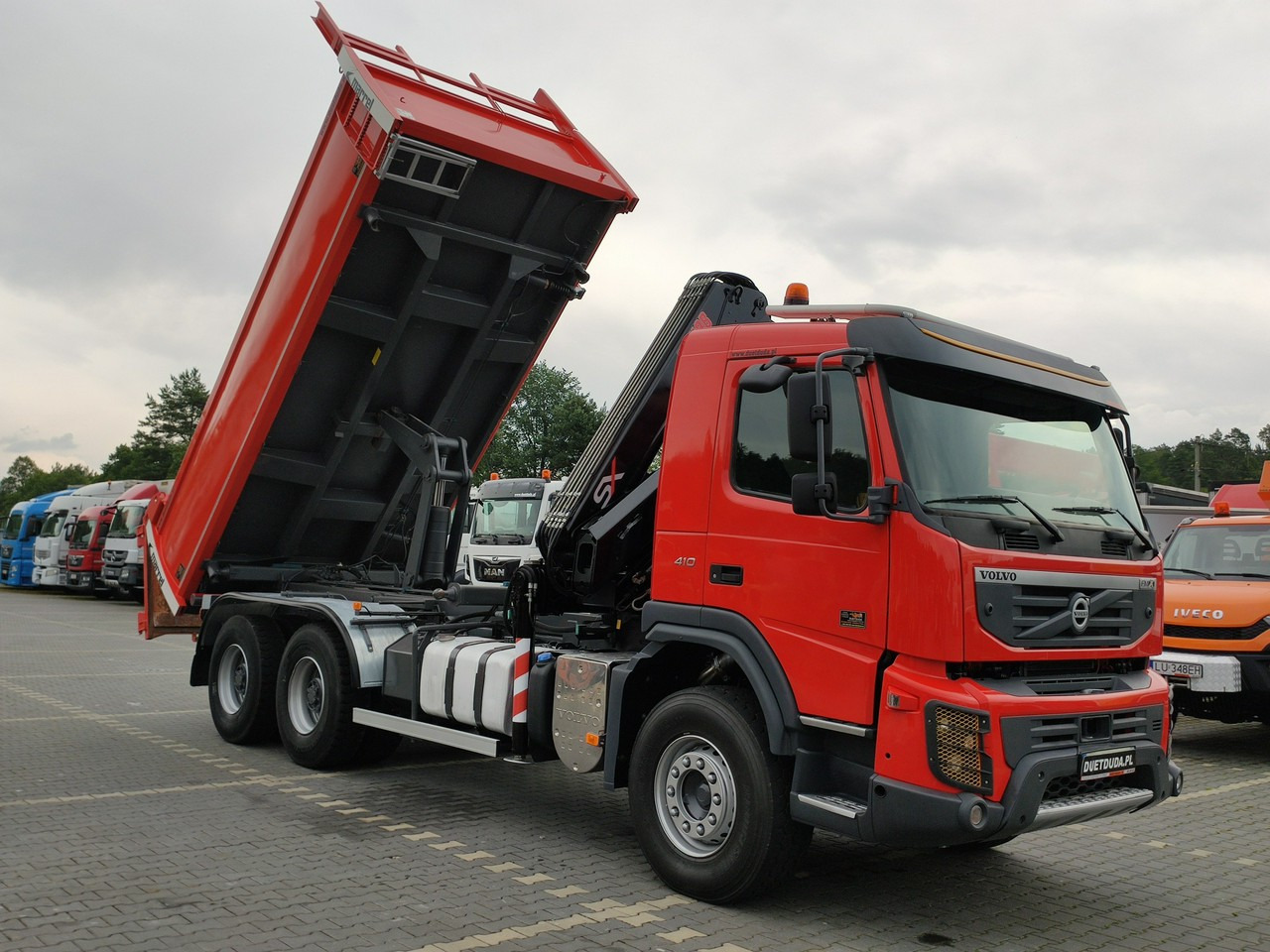 Volvo FMX 410 6x4 13L HDS Radiowy Hydroburta - Φορτηγό ανατρεπόμενο, Φορτηγό με γερανό: φωτογραφία 2 Volvo FMX 410 6x4 13L HDS Radiowy Hydroburta - Φορτηγό ανατρεπόμενο, Φορτηγό με γερανό: φωτογραφία 2