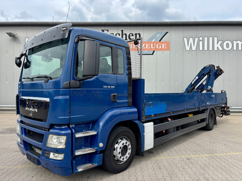 MAN TGS 18.360 4x2 LL / MKG HLK 121 Heckkran - Φορτηγό με ανοιχτή καρότσα: φωτογραφία 3 MAN TGS 18.360 4x2 LL / MKG HLK 121 Heckkran - Φορτηγό με ανοιχτή καρότσα: φωτογραφία 3