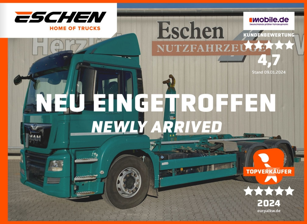 MAN TGS 26.420 6x2-2 BL / VDL Aufbau - Φορτηγό φόρτωσης γάντζου: φωτογραφία 1 MAN TGS 26.420 6x2-2 BL / VDL Aufbau - Φορτηγό φόρτωσης γάντζου: φωτογραφία 1