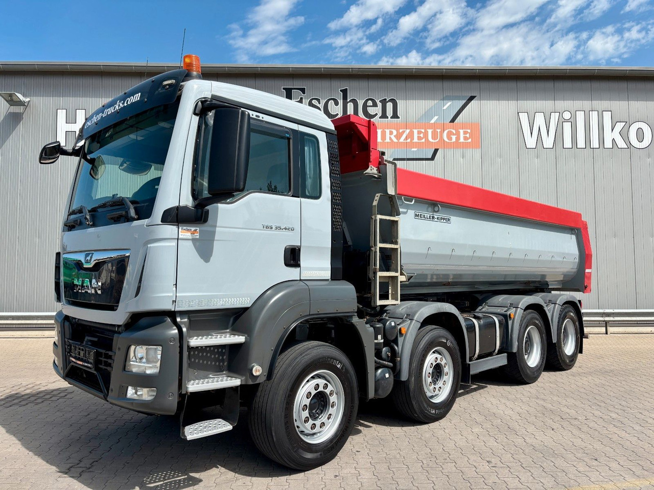 MAN TGS 35.420 8x4 BL | MEILLER*Rollplane*Navi*Klima - Φορτηγό καδοφόρος φορτωτής: φωτογραφία 1 MAN TGS 35.420 8x4 BL | MEILLER*Rollplane*Navi*Klima - Φορτηγό καδοφόρος φορτωτής: φωτογραφία 1