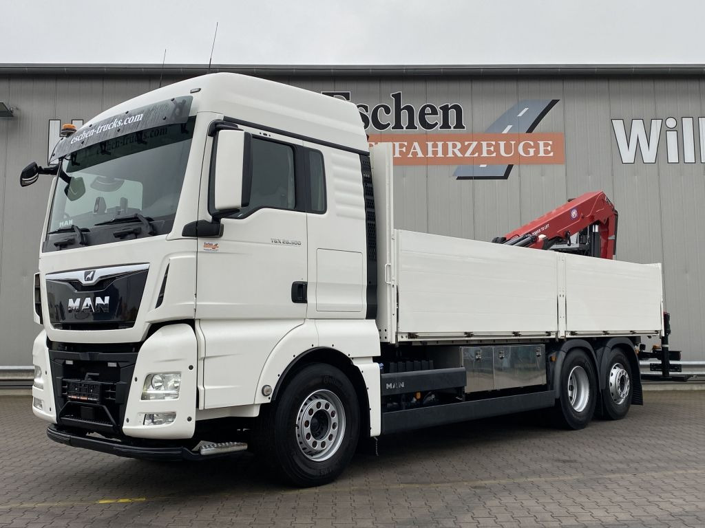 MAN TGX 26.500 6x2-4 LL | HMF 2110-Kran*XLX*Navi*AHK - Φορτηγό με ανοιχτή καρότσα, Φορτηγό με γερανό: φωτογραφία 1 MAN TGX 26.500 6x2-4 LL | HMF 2110-Kran*XLX*Navi*AHK - Φορτηγό με ανοιχτή καρότσα, Φορτηγό με γερανό: φωτογραφία 1