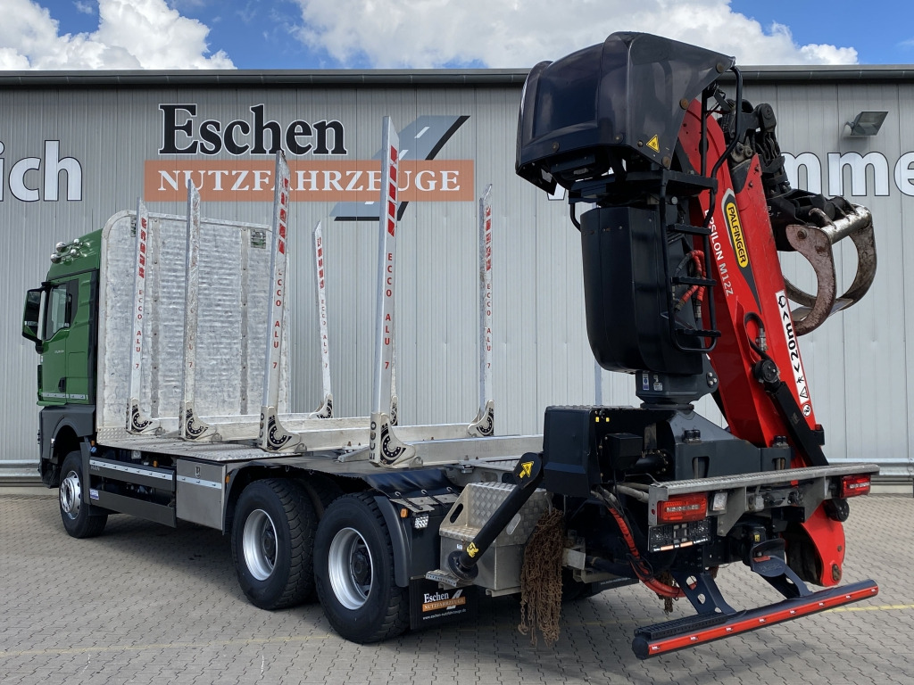 MAN TGX 33.580 6x4 BB Kurzholzaufbau / Kran - Φορτηγό ξυλείας, Φορτηγό με γερανό: φωτογραφία 3 MAN TGX 33.580 6x4 BB Kurzholzaufbau / Kran - Φορτηγό ξυλείας, Φορτηγό με γερανό: φωτογραφία 3