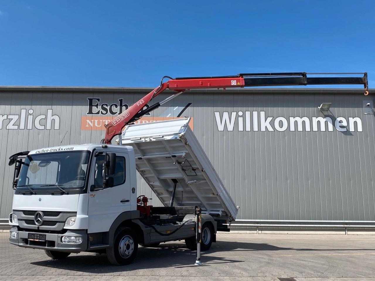 Mercedes-Benz 818 Atego | Fassi F65*MEILLER*PKW-AHK*1.Hand - Φορτηγό ανατρεπόμενο, Φορτηγό με γερανό: φωτογραφία 2 Mercedes-Benz 818 Atego | Fassi F65*MEILLER*PKW-AHK*1.Hand - Φορτηγό ανατρεπόμενο, Φορτηγό με γερανό: φωτογραφία 2