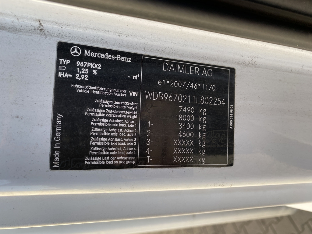 Mercedes-Benz 818 L Atego / BÄR-LBW - Φορτηγό κόφα: φωτογραφία 4 Mercedes-Benz 818 L Atego / BÄR-LBW - Φορτηγό κόφα: φωτογραφία 4