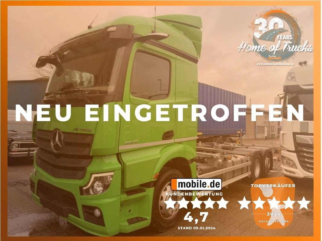 Mercedes-Benz Actros MP5 2542 L|Ohne EZ*Lenkachse*Ladebordwand - Φορτηγό μεταφοράς εμπορευματοκιβωτίων/ Κινητό αμάξωμα: φωτογραφία 1 Mercedes-Benz Actros MP5 2542 L|Ohne EZ*Lenkachse*Ladebordwand - Φορτηγό μεταφοράς εμπορευματοκιβωτίων/ Κινητό αμάξωμα: φωτογραφία 1