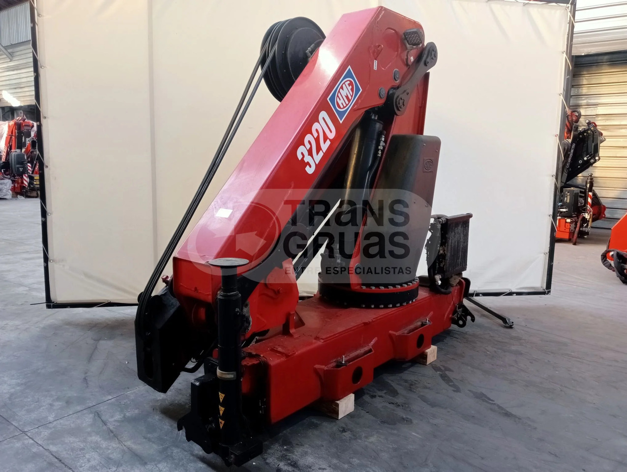 Grúa hidráulica HMF 3220 K - Γερανός παπαγάλος: φωτογραφία 2 Grúa hidráulica HMF 3220 K - Γερανός παπαγάλος: φωτογραφία 2