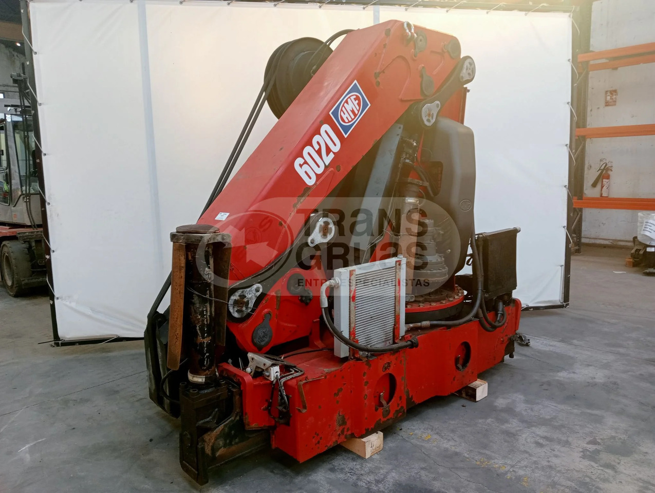 Grúa hidráulica HMF 6020 - Γερανός παπαγάλος: φωτογραφία 4 Grúa hidráulica HMF 6020 - Γερανός παπαγάλος: φωτογραφία 4