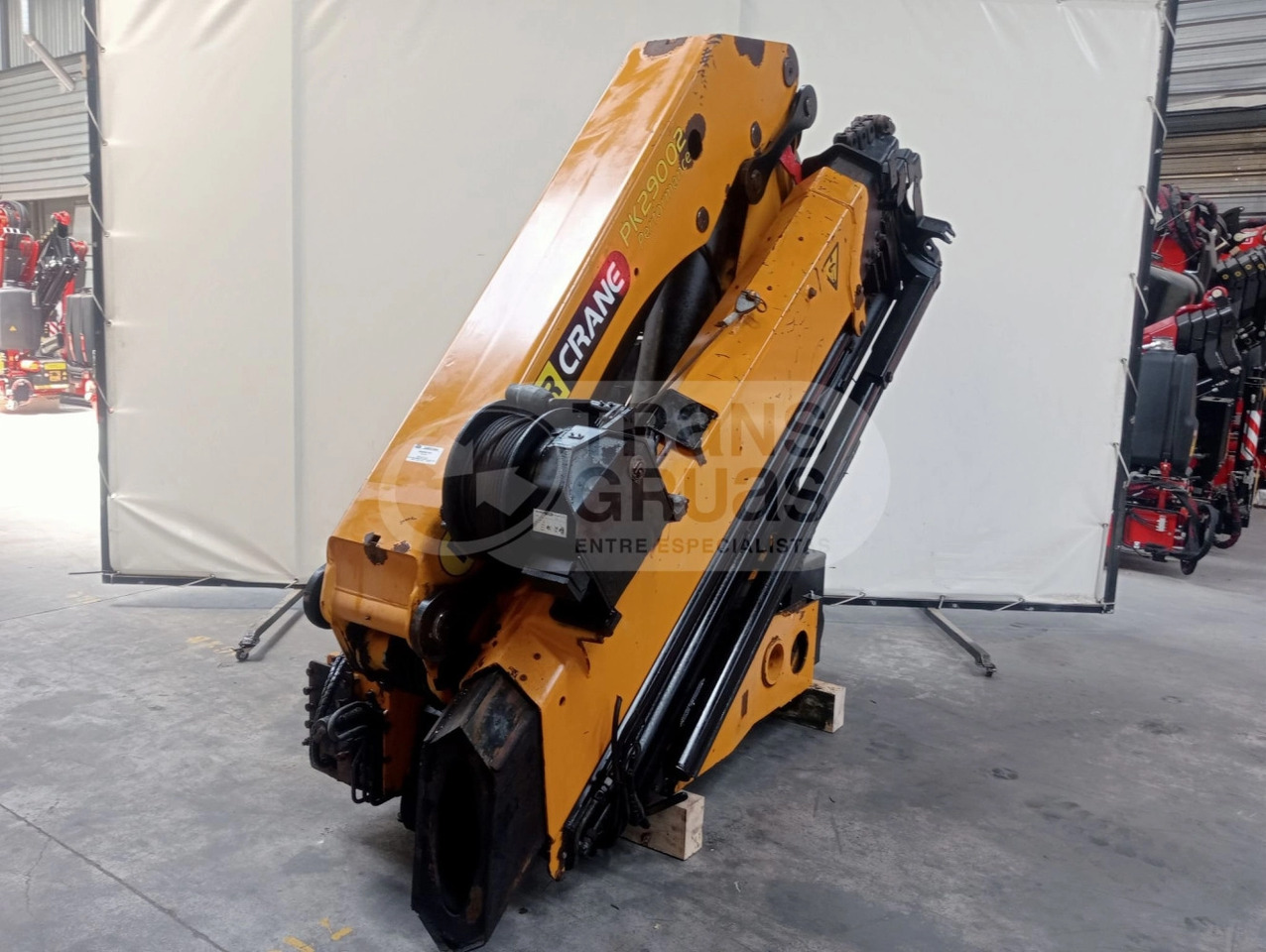 Grúa hidráulica Palfinger PK 29002 - Γερανός παπαγάλος: φωτογραφία 4 Grúa hidráulica Palfinger PK 29002 - Γερανός παπαγάλος: φωτογραφία 4