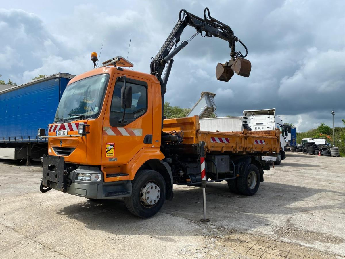Renault Midlum 180 DCI - Φορτηγό ανατρεπόμενο, Φορτηγό με γερανό: φωτογραφία 5 Renault Midlum 180 DCI - Φορτηγό ανατρεπόμενο, Φορτηγό με γερανό: φωτογραφία 5