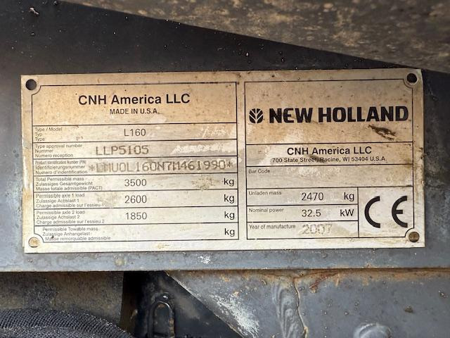 New Holland L 160 - Ελαστιχοφόρος φορτωτής: φωτογραφία 5 New Holland L 160 - Ελαστιχοφόρος φορτωτής: φωτογραφία 5