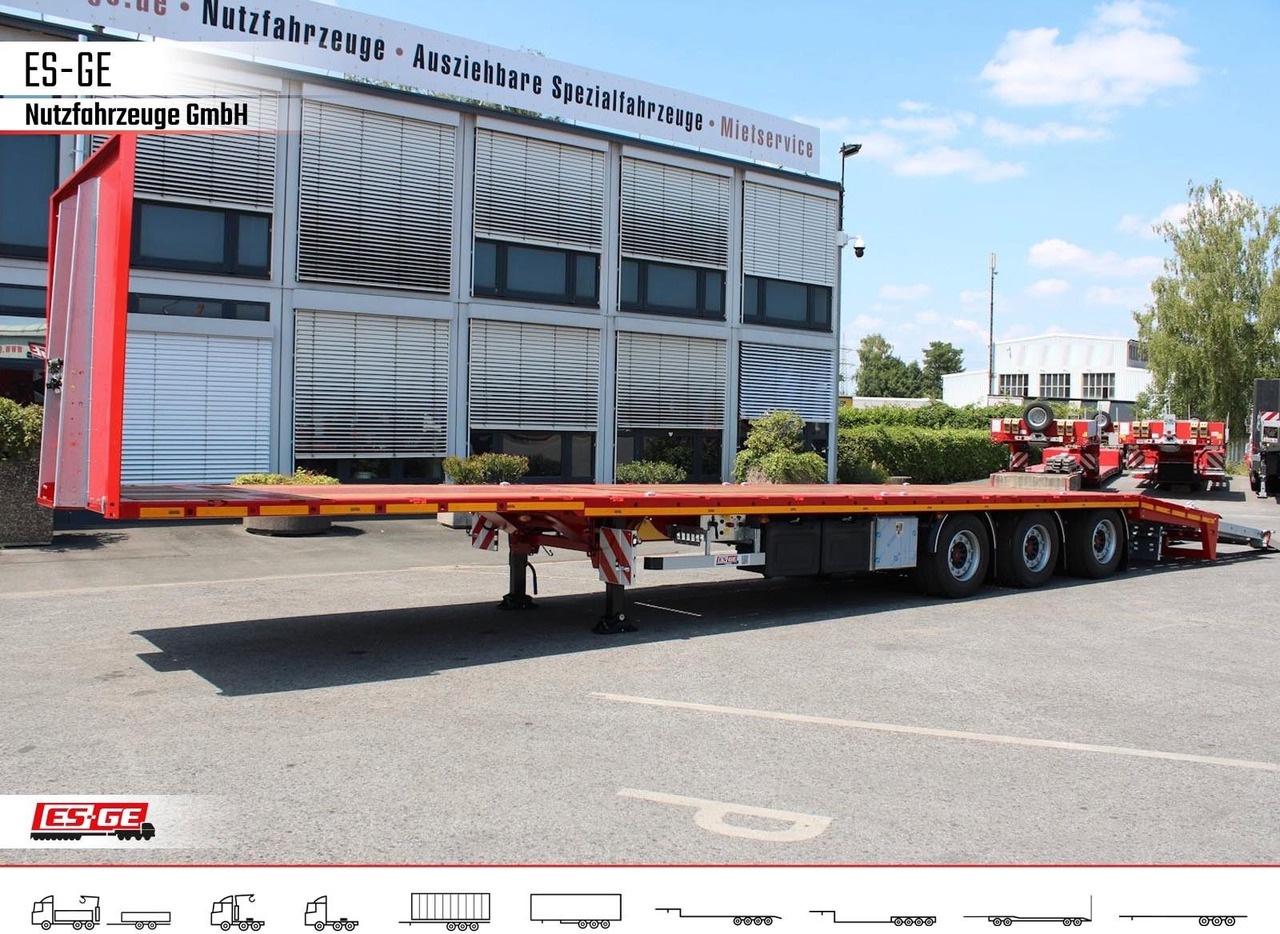Επικαθήμενο πλατφόρμα/ Καρότσα ES-GE 3-Achs Megatrailer, hydr. Heckabsenkung: φωτογραφία 9