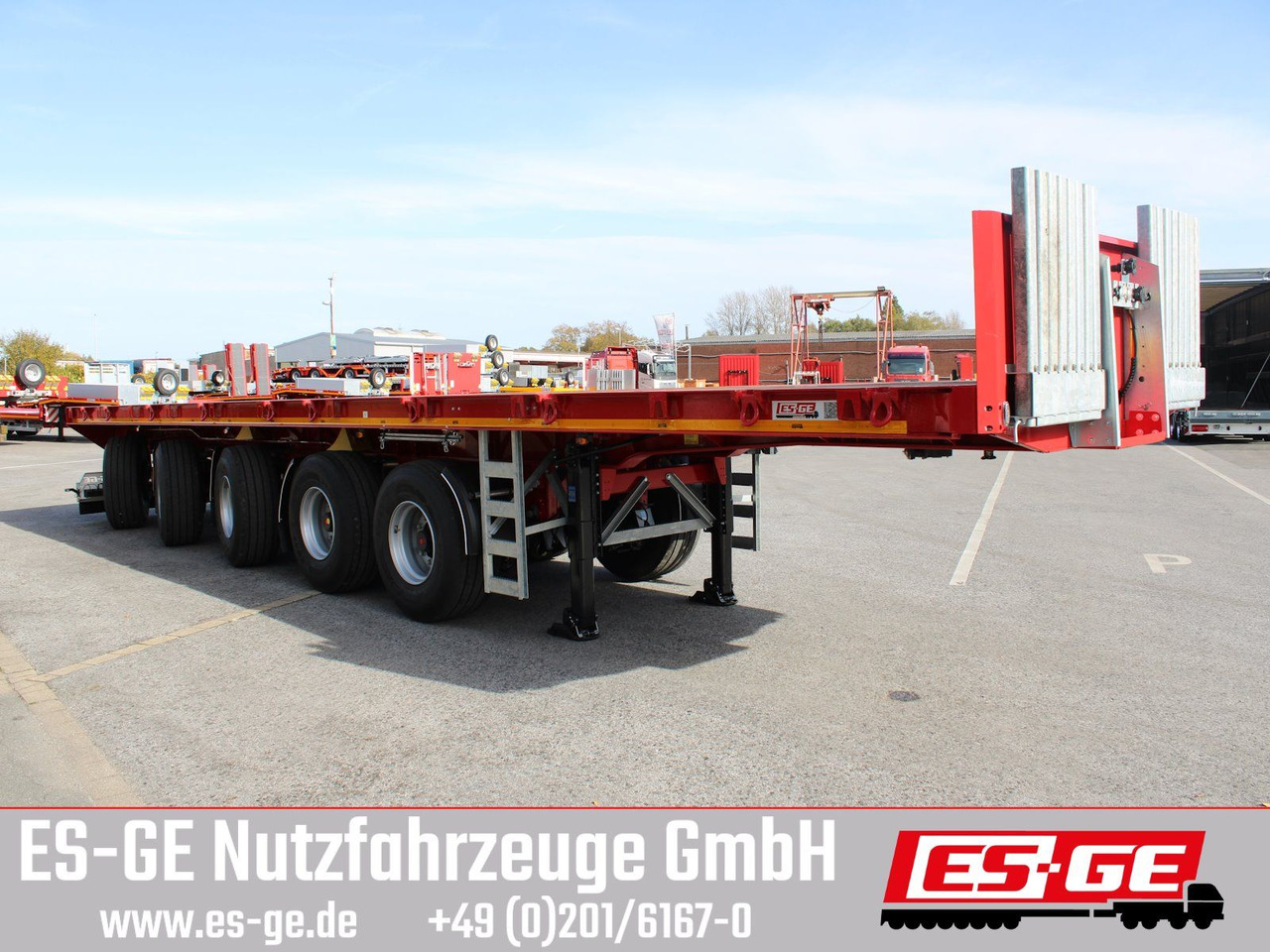 ES-GE 5-Achs-Ballastauflieger - Επικαθήμενο πλατφόρμα/ Καρότσα: φωτογραφία 4 ES-GE 5-Achs-Ballastauflieger - Επικαθήμενο πλατφόρμα/ Καρότσα: φωτογραφία 4