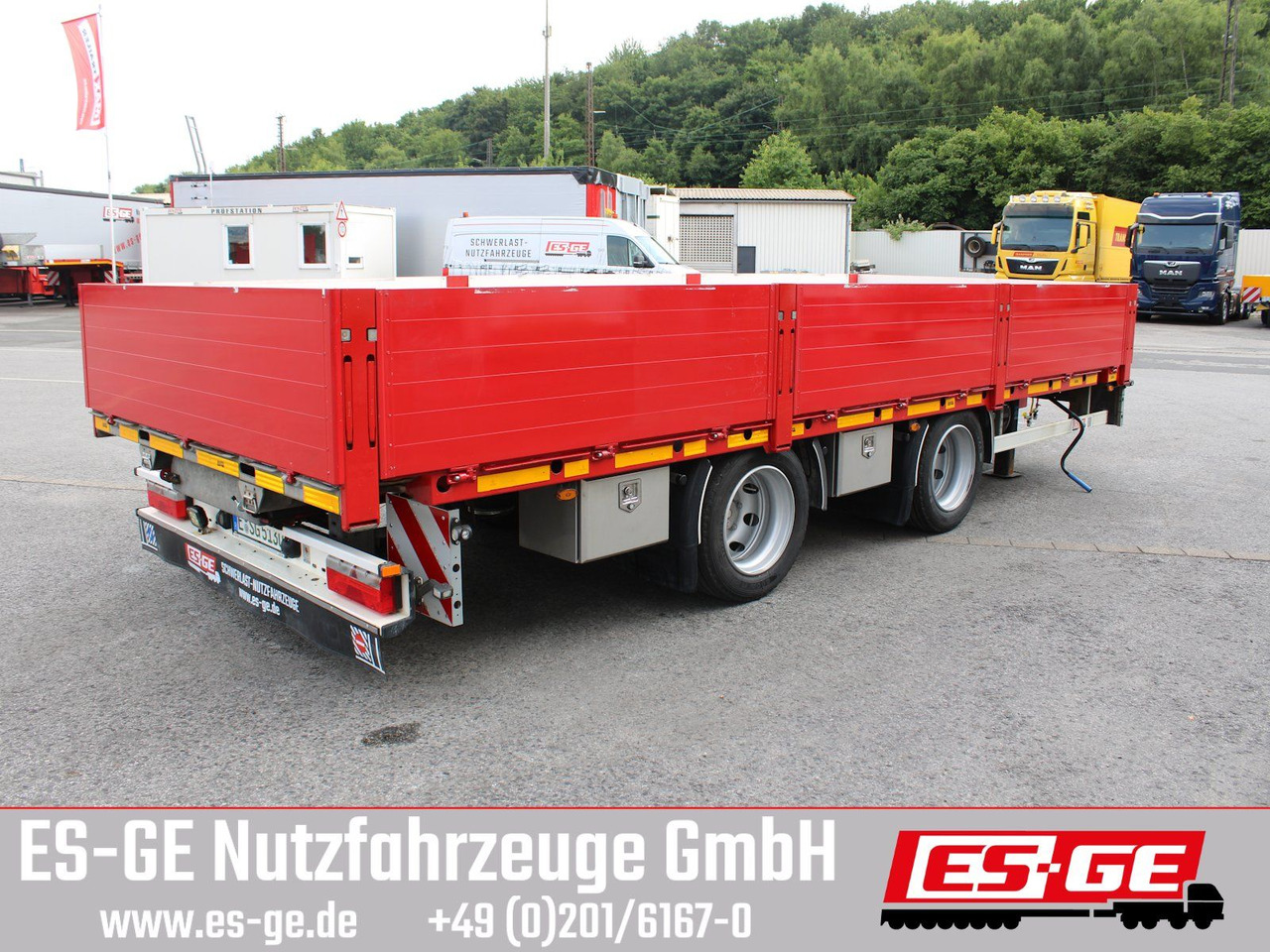 ES-GE Tandemanhänger - Containerverr. - Τρέιλερ πλατφόρμα/ Καρότσα: φωτογραφία 4 ES-GE Tandemanhänger - Containerverr. - Τρέιλερ πλατφόρμα/ Καρότσα: φωτογραφία 4