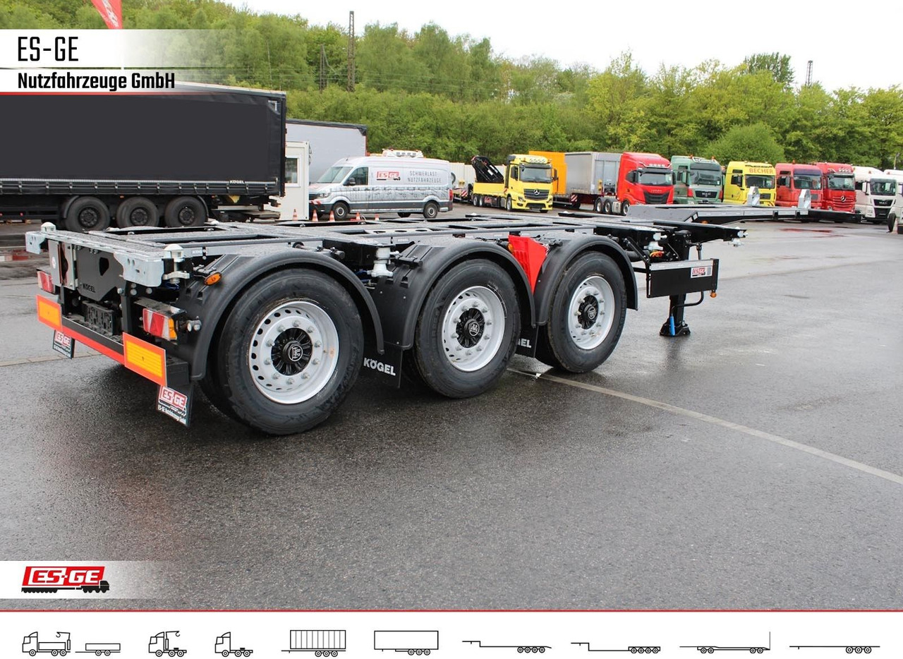 Kögel PORT 45 TRIPLEX Containerchassis - Επικαθήμενο μεταφοράς εμπορευματοκιβωτίων/ Κινητό αμάξωμα: φωτογραφία 3 Kögel PORT 45 TRIPLEX Containerchassis - Επικαθήμενο μεταφοράς εμπορευματοκιβωτίων/ Κινητό αμάξωμα: φωτογραφία 3