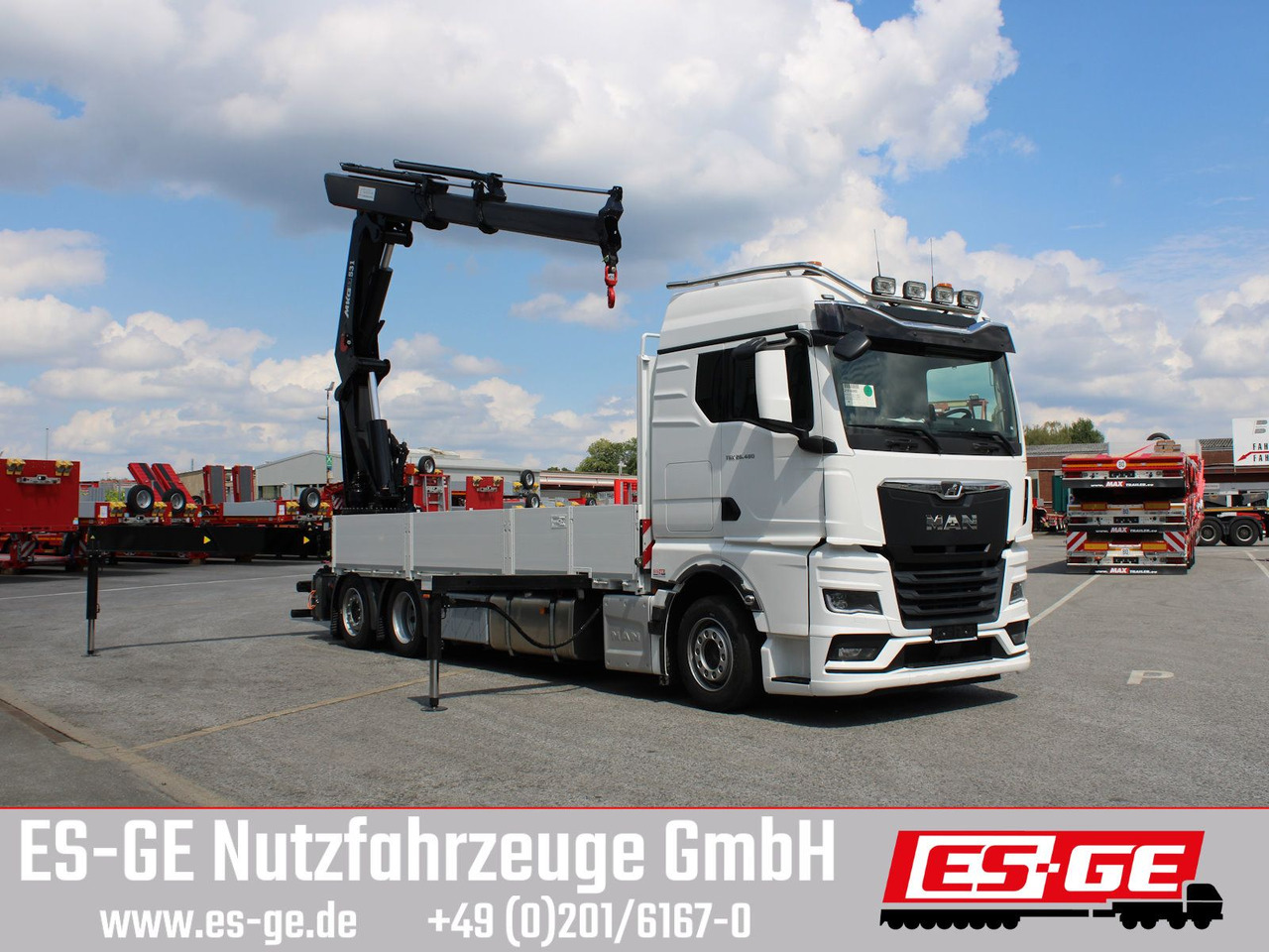 MAN TGX 26.480 6x2-4 LL CH mit MKG HLK531 a5 - Φορτηγό με ανοιχτή καρότσα, Φορτηγό με γερανό: φωτογραφία 3 MAN TGX 26.480 6x2-4 LL CH mit MKG HLK531 a5 - Φορτηγό με ανοιχτή καρότσα, Φορτηγό με γερανό: φωτογραφία 3