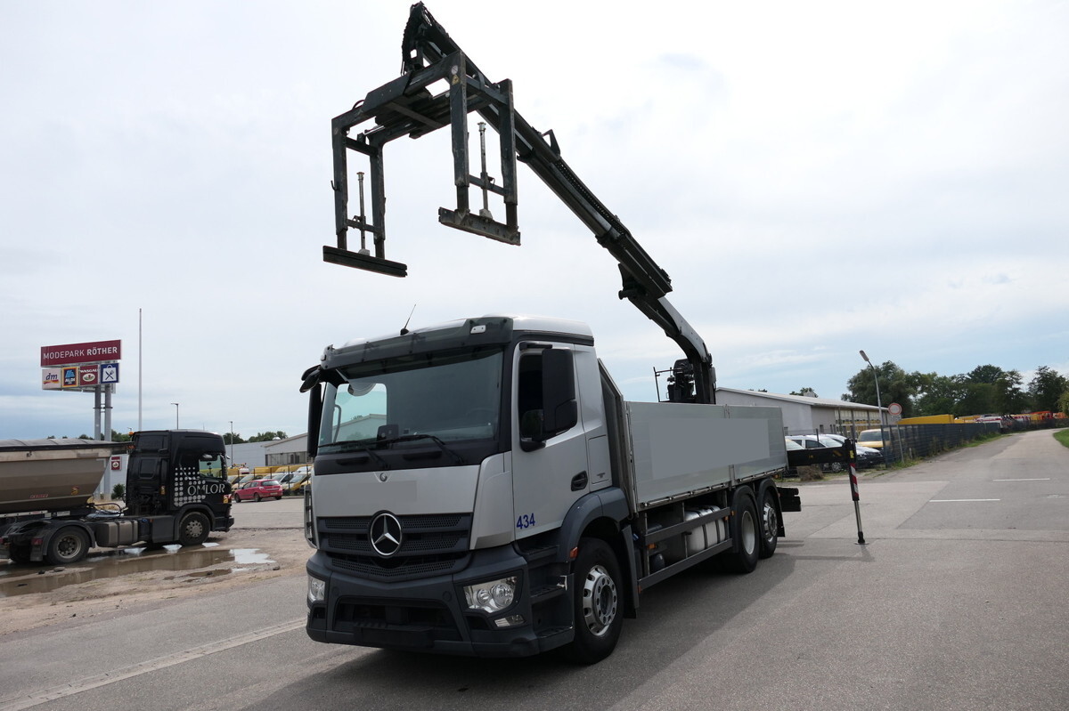 MERCEDES-BENZ Antos 2540 L KLIMA Palfinger-Kran PK15001L Lenka - Φορτηγό με ανοιχτή καρότσα, Φορτηγό με γερανό: φωτογραφία 2 MERCEDES-BENZ Antos 2540 L KLIMA Palfinger-Kran PK15001L Lenka - Φορτηγό με ανοιχτή καρότσα, Φορτηγό με γερανό: φωτογραφία 2